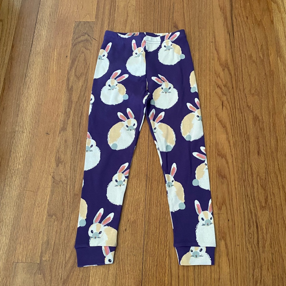 Tea Collection Purple Bunny Pajama Set - Picture 4 of 6